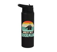 Meilleur portier du monde Stainless Steel Insulated Water Bottle
