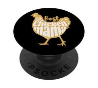 Meilleur Poulet Momma Homesteading Urban Backyard Farming PopSockets PopGrip Adhésif