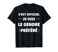 Meilleur Super Gendre préféré Humour Gendre T-Shirt