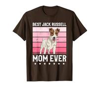 Meilleur Terrier Jack Russell Mom Ever T-Shirt, Homme, Marron, L