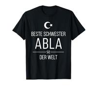 Meilleure Abla du Monde Superbe Grande Soeur Turc Cadeau T-Shirt