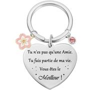 Meilleure Amie Femme Cadeau Amie Porte Clés Fem me Cadea u Amitié Cadeau Anniversaire Fe mme Idee Cade au Fem me Personnalisé C adeau Collègue De Travail Femm e