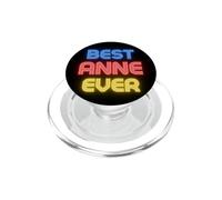 Meilleure Anne de Tous Les Temps - Nom drôle d'Anne PopSockets PopGrip pour MagSafe