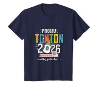 Meilleure Annonce Grossesse Tonton 2026 Bientôt Futur Oncle T-Shirt, Enfant, Bleu Marine, 2 Ans