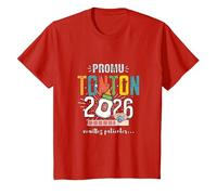 Meilleure Annonce Grossesse Tonton 2026 Bientôt Futur Oncle T-Shirt, Enfant, Rouge, 12 Ans