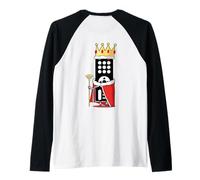 Meilleure blague sur un père de tous les temps : King of The Remote Future, dessin au dos Manche Raglan