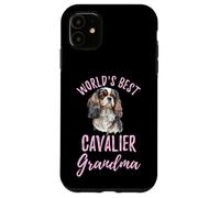 Meilleure cavalière du Monde Grandma Cavalier King Charles Granddog Coque pour iPhone 11