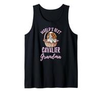 Meilleure cavalière du Monde Grandma Cavalier King Charles Granddog Débardeur