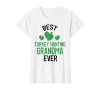Meilleure Chasse à la Dinde Grand-mère Chasseur de Dinde T-Shirt Graphique avec Valeur