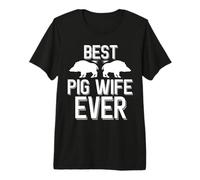 Meilleure épouse de Cochon de Tous Les Temps, chasseuse de sangliers T-Shirt Haut de Gamme