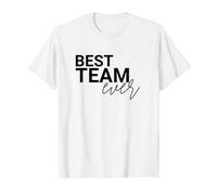 Meilleure équipe jamais Boss Day Appreciation Manager Work T-Shirt Graphique avec Valeur, Homme, Blanc, XL