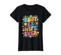 Meilleure ex-épouse de Tous Les Temps : Retro Groovy Funny Divorce T-Shirt