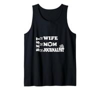 Meilleure Femme, Maman et Journaliste - Illustration autonomisée des Femmes Débardeur