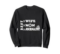 Meilleure Femme, Maman et Journaliste - Illustration autonomisée des Femmes Sweatshirt