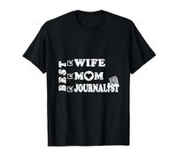 Meilleure Femme, Maman et Journaliste - Illustration autonomisée des Femmes T-Shirt