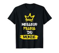 Meilleure Filleul du Monde Cadeau Marraine Parrain Amour T-Shirt
