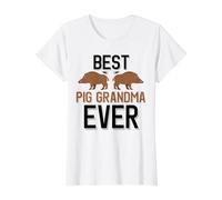 Meilleure Grand-mère Cochon de Tous Les Temps à chasser Le Sanglier T-Shirt Graphique avec Valeur