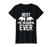 Meilleure Grand-mère Cochon de Tous Les Temps, chasseuse de sangliers T-Shirt Graphique avec Valeur