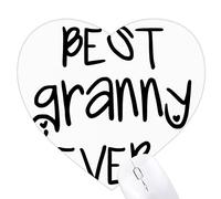 meilleure grand - mère déjà cite famille bénisse Jeux de tapis de souris en forme de coeur