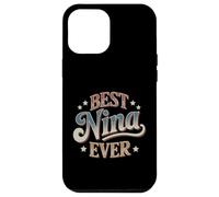 Meilleure Grand-mère hispanique Nina Ever Retro Vintage Sunset Coque pour iPhone 12 Pro Max