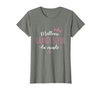 Meilleure Grande Soeur du Monde Super Cadeau Fête des mères T-Shirt