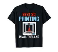 Meilleure imprimante 3D dans Toute la Terre Machinist Impression 3D T-Shirt