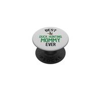 Meilleure Maman chasseuse de Canards et d'oiseaux Aquatiques PopSockets PopGrip Adhésif