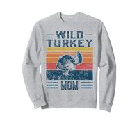 Meilleure Maman Turque pour Femmes - Vintage Wild Turkey Sweatshirt