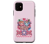 Meilleure mère, Dessin animé, Maman drôle, tu seras Toujours Mon Meilleur thé Coque pour iPhone 11
