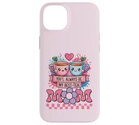 Meilleure mère, Dessin animé, Maman drôle, tu seras Toujours Mon Meilleur thé Coque pour iPhone 14 Plus