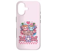 Meilleure mère, Dessin animé, Maman drôle, tu seras Toujours Mon Meilleur thé Coque pour iPhone 17