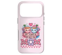 Meilleure mère, Dessin animé, Maman drôle, tu seras Toujours Mon Meilleur thé Coque pour iPhone 17 Pro