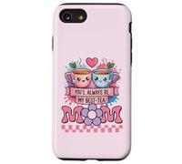 Meilleure mère, Dessin animé, Maman drôle, tu seras Toujours Mon Meilleur thé Coque pour iPhone SE (2020) / 7/8