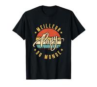 Meilleure Papy du Monde Vintage Grand-père Cadeau petit fils T-Shirt
