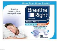 Meilleure Respiration Breathe Right Plat nasal normal transp. 10 pces