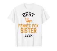 Meilleure sœur de Fennec Fox de Tous Les Temps, Mignonne Amoureuse de Fennec Fox T-Shirt
