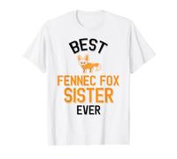 Meilleure sœur de Fennec Fox de Tous Les Temps, Mignonne Amoureuse de Fennec Fox T-Shirt Graphique avec Valeur