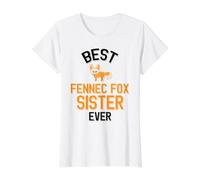 Meilleure sœur de Fennec Fox de Tous Les Temps, Mignonne Amoureuse de Fennec Fox T-Shirt Graphique avec Valeur