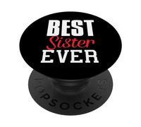 Meilleure sœur de Tous Les Temps, frères et sœurs drôles, frère et sœur, Fun PopSockets PopGrip Adhésif
