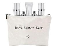 Meilleure sœur de voyage Tomenía - Meilleure sœur des élèves Grands cadeaux Frères | Hygiène des articles de toilette de voyage portables, sac cosmétique de maquillage, Best Sister Ever, Consulte la