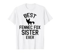 Meilleure sœur Fennec Fox de Tous Les Temps T-Shirt Graphique avec Valeur
