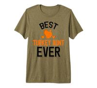 Meilleure Tante Turque de Tous Les Temps : propriétaire de Dinde drôle T-Shirt Haut de Gamme