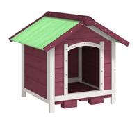 Meilleures Abris - Poulailler Chenil moka 65x65x61,5 cm bois de pin solide SSD8416242