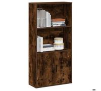 Meilleures Bibliothèque - chêne fumé - 60x24x120cm - bois d'ingénierie|Meuble de Rangement pour Livres SSD5030133