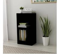 Meilleures Bibliothèque noir 40x24x75cm - bois d'ingénierie|Meuble de Rangement pour Livres SSD28018513