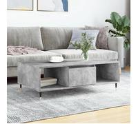 Meilleures Bout de canapé|Table basse de salon - SHOP - gris béton - 104x60x35cm - bois d'ingénierie SSD20288643