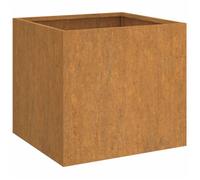 Meilleures Jardinière - SHOP - Pot de fleurs-Bac à fleurs 32x30x29 cm acier corten SSD3846418
