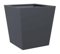 Meilleures Jardinière - SHOP - Pot de fleurs-Bac à fleurs anthracite 40x40x40 cm acier SSD1178632