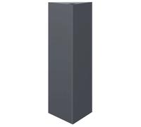 Meilleures Jardinière - SHOP - Pot de fleurs-Bac à fleurs anthracite triangulaire 30x26x75 cm acier SSD7062877