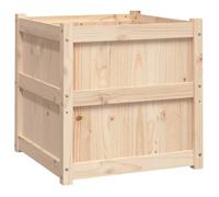 Meilleures Jardinière - SHOP - Pot de fleurs-Bac à fleurs d'extérieur 60x60x60 cm bois de pin massif SSD2499406